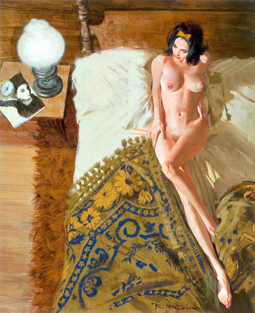 trippin-on-venus:  Illustration by Robert McGinnis. 