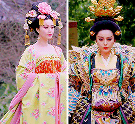 borgiapope:Favorite Wu Zetian costumes from The Empress of China (requested by @sksksksnd)