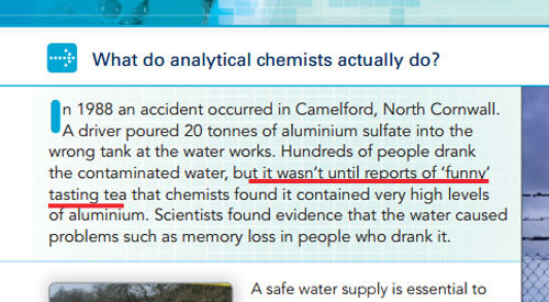 Found this excellent example of Britishness in my Chemistry Textbook today