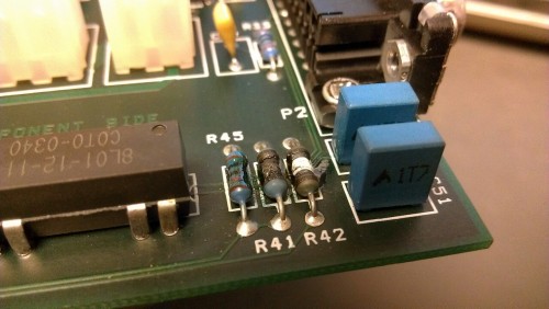 After a week of trying to troubleshoot a crippling problem in the amazing automatic torch height control (ATHC), and having to order a new one, I spotted this… Two tiny little resistors that look a bit crispy! $.80 worth of parts had left me...