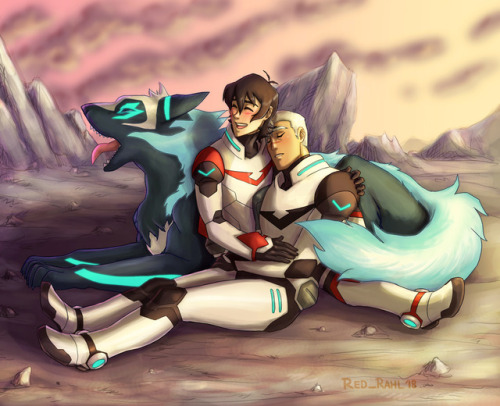 red-rahl-art: A Boy and his Boy and his Dog. Season 6 has given so much: So much Sheith, Keith smili