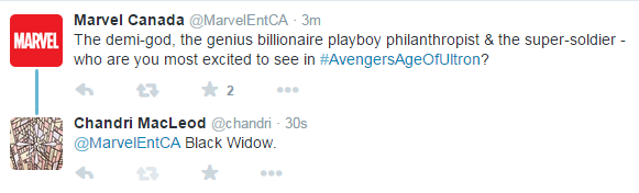 needstosortoutpriorities:
“ fuckyeahwarriorwomen:
“ chandri:
“ Seriously, Marvel.
”
Marvel Canada are asking for our opinion. Leth them have it.
”
I WENT OVER THERE TO CONCUR AND LOOK WHAT HAD HAPPENED
DEAR MARVEL: REMEMBER THIS.
”