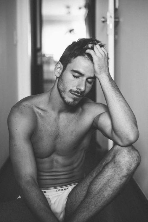 boyzfrombrazil:  chriscruzism:  Brazilian sensation and famous all over the net Lucas Bernardini connects with talented photographer Eduardo Bravin in a beautiful black and white portrait.  eduardobravin @lucasbernardininews   Expect more  @ http://dannyb