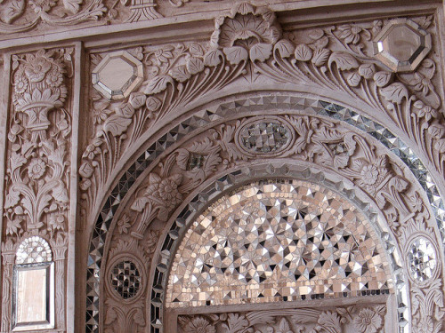 xshayarsha:  Detail at Tabātabāei House, Kashan, Iran.