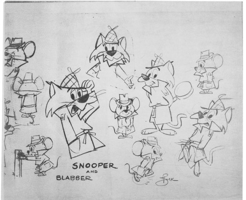 A couple of random Hanna-Barbera model sheets that don’t really fit anywhere else: Ruff &a