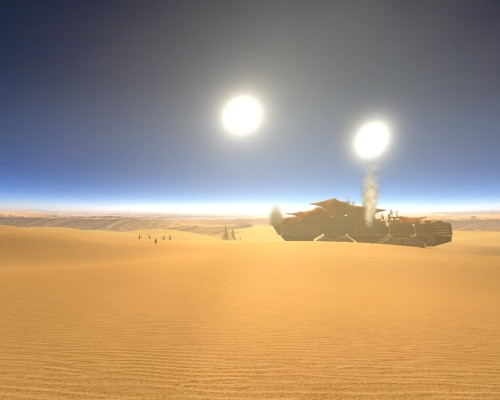 lesbianatris:   Tatooine (pronounced /tætu'in/; Jawaese: Tah doo Een e) was a desert world and the first planet in the binary Tatoo star system. It was part of the Arkanis sector in the Outer Rim Territories. It was inhabited by poor locals who mostly