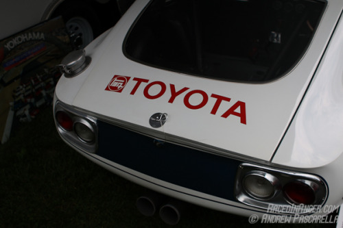 racedinanger:  1967 Shelby Toyota 2000GT I was not expecting to see this car at all. I knew that there was a shop in Maine that owns/repairs/sells these cars. However I’ve never seen one at a show. Let alone the incredibly rare 1 of 2 Shelby built race