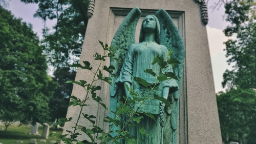 Schroeder monument in Milwaukee’s Forest Home Cemetery