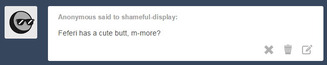 There was another request for Vriska/Fef blackrom, though this is pretty mild. Kinda