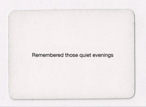 hazelstreet:    Oblique Strategies (subtitled Over One Hundred Worthwhile Dilemmas)  - created by Brian Eno and Peter Schmidt and first published in 1975.  Each card offers an aphorism intended to help artists (particularly  musicians) break creative