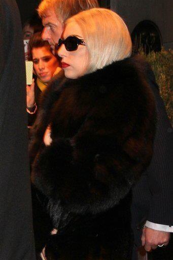 xxartpopxx:  gaga at the Great Gatsby screening 