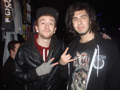 vinnychenzlol: me and Hance Alligood of Woe , Is Me :D