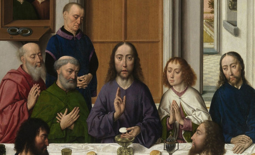 Dieric Bouts - The Last Supper (c. 1464). Detail.