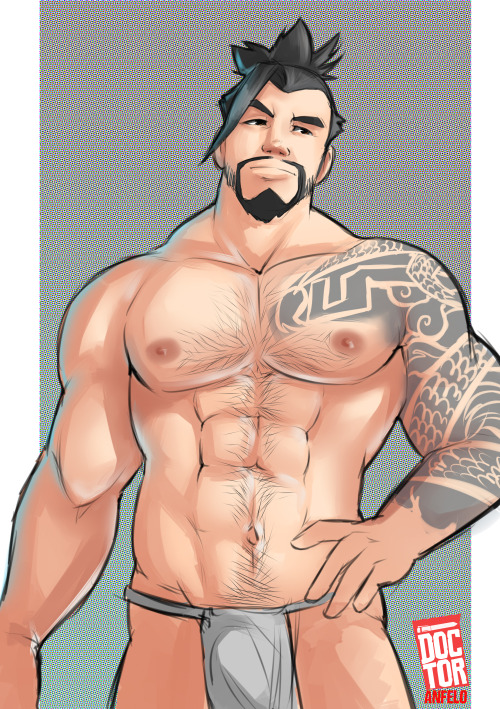 doctor-anfelo:Overwatch Guys By : Doctor-Anfelo[Facebook] [Patreon]Hnnng Hanzo~ &lt;3