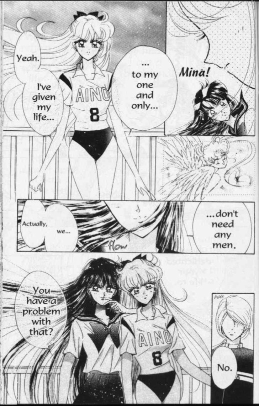 “Haruka and MIchiru are the only scouts that are attracted to females”