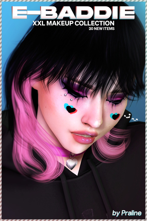 pralinesims: E-BADDIE XXL Makeup CollectionMakeup collection with 20 brand new items, all availabl