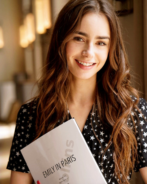 lilyjcollins @EmilyinParis officially begins shooting today and...
