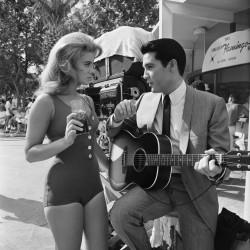 Lasvegaslocally:ann-Margret And Elvis Presley At The @Flamingovegas, On The Set Of