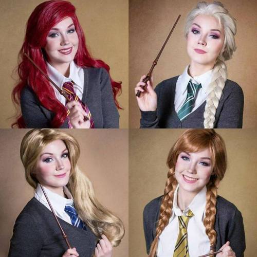 steam-and-pleasure: Hogwarts/Disney MashupCospalyer: Liechee Cosplay Photography: Blue Potion Photog