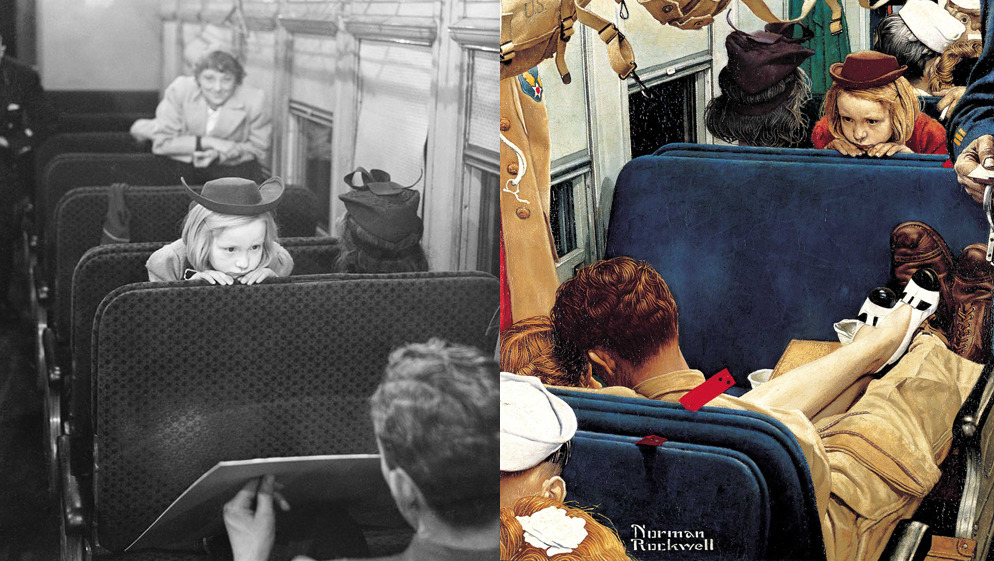 benrankel:  blueskyspeculation:  oftpffft:  slowlyeden:  Norman Rockwell reference