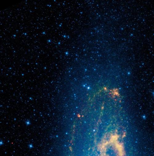 startswithabang:  Mostly Mute Monday: Our Nearest Galaxy In Three Unique Views“Ultraviolet images from Swift and GALEX showcase the hottest, youngest, bluest stars, which are found in clusters along the spiral arms and in the very center. In the infrared,