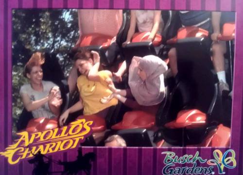 Me, my sister and my friend on Apollo’s Chariot attacking with Kamehameha!