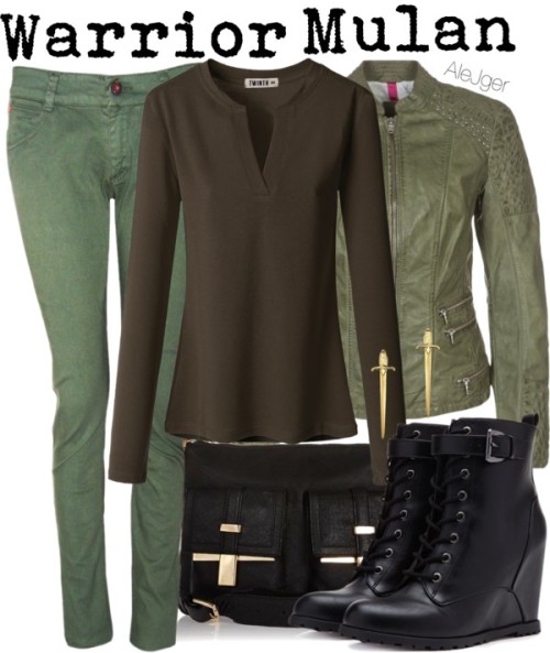 Warrior Mulan por alitadepollo con lace up boots