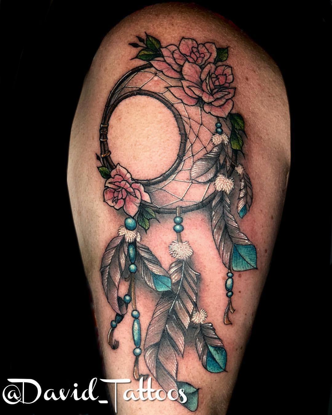 19 Magnificent Moon Dream Catcher Tattoo Designs Youll Be Obsessed With   Trendy Pins