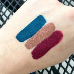 limecrime:  ‘Peacock’, &lsquo;Buffy’, 'Beet It’: Holiday Trio that’s on everybody’s wishist! Available now on www.limcrime.com 🎄🎁💄 // swatch by @evicitta