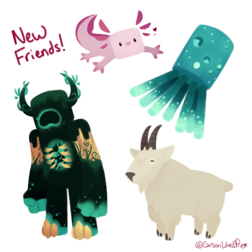 carsonlikespie:I drew new friends! minus the warden its absolutely terrifying 