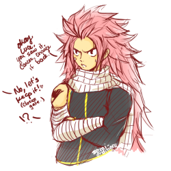 semi-ordinary:  Is long haired Natsu a thing?