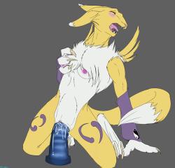 afurrynamedseth:  Renamon, good choice anon! Keep the requests coming! 
