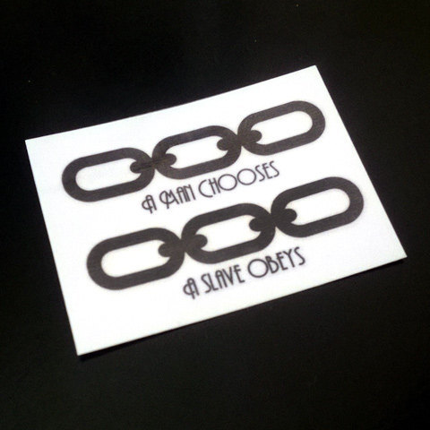 kinshoppingarchives: Bioshock Chain Tattoo - $1.50