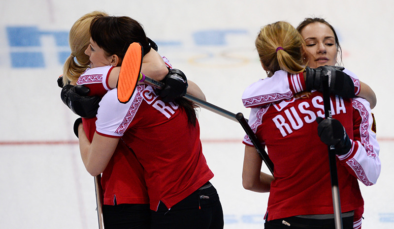 Russian women curling team. Love them!! Not Excited For Sochi? Meet The Russian Women’s