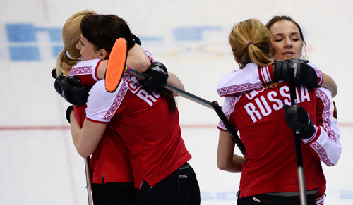 Porn photo Russian women curling team. Love them!! Not