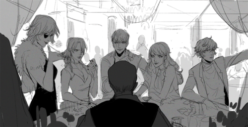 balmung squad x mafia AU is near and dear to me