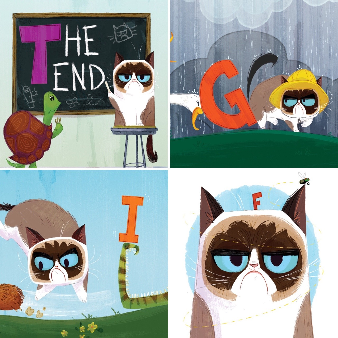 ‪Grumpy Cat A Is For Awful from Little Golden Books: https://grumpy.cat/abcgoldenbook‬