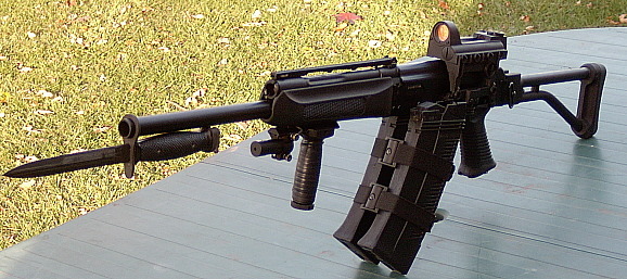 gunrunnerhell:  Bye The Saiga 12 shotgun, patterned around the Kalashnikov platform