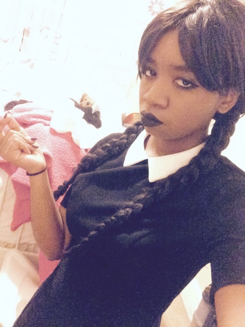 interncastiel:  Blackout: Wednesday Addams Edition