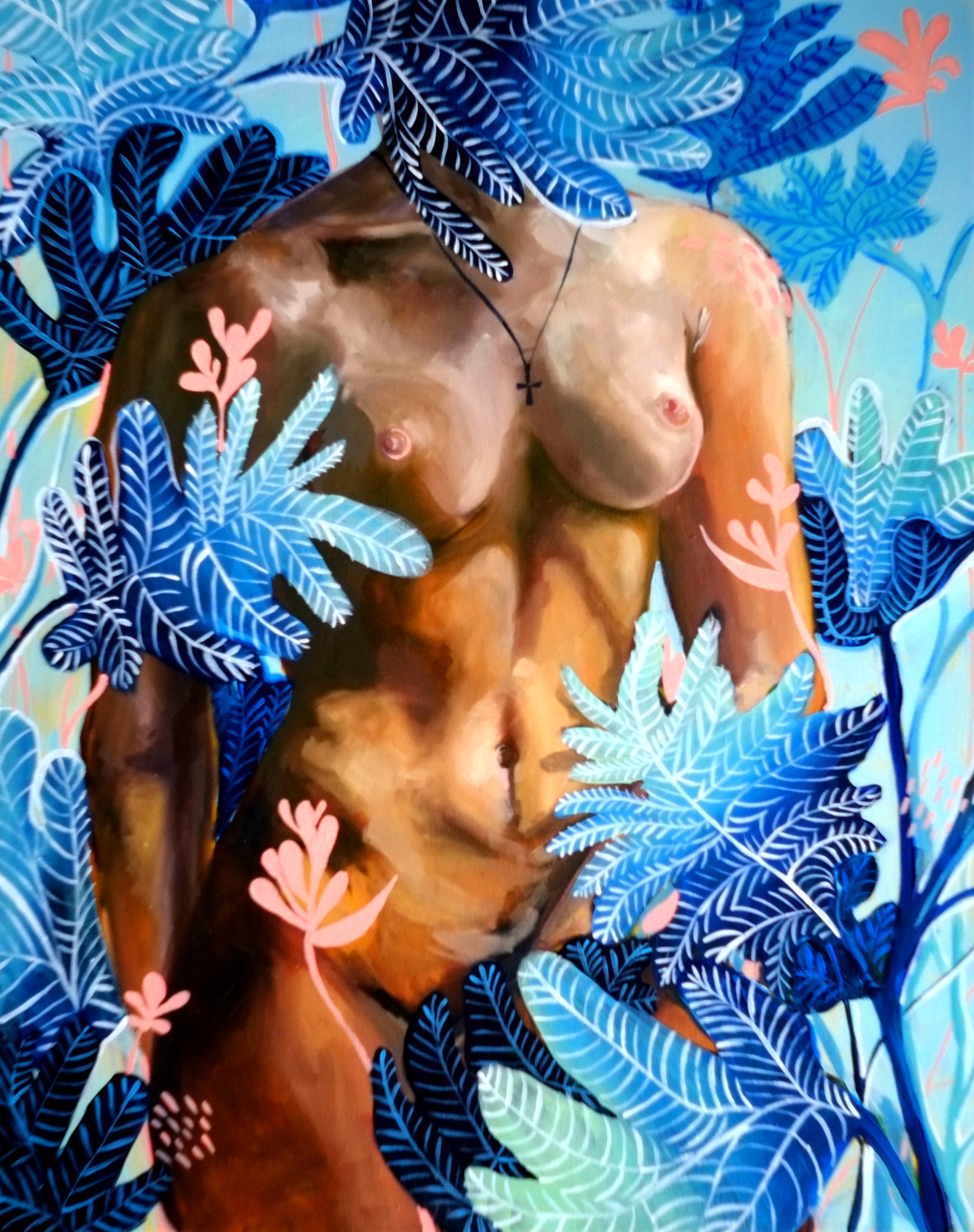 gnomelust: “Eve” 18 x 24 Acrylic Paint on Canvas Here on my etsy (x) 