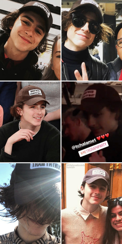 Timmy and his Brentwood Country Mart cap