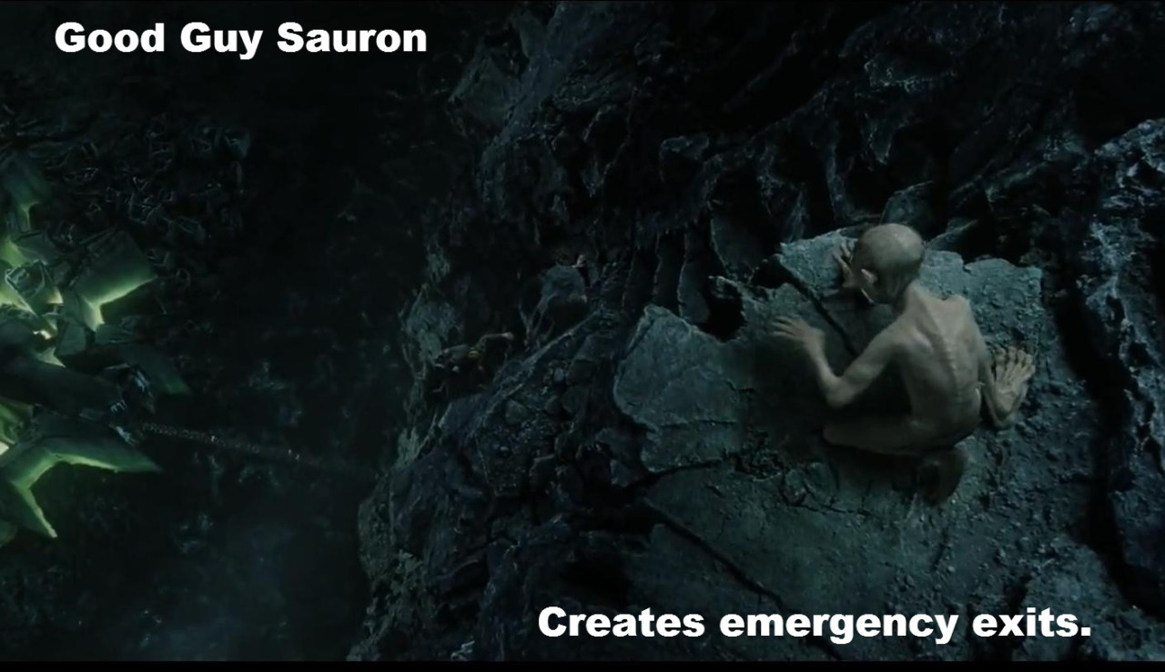 mydamnchannel:  Sometimes nice guys are just misunderstood. (Source: Good Guy Sauron)