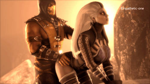 empathetic-one: Sindel and Scorpion  gfycat patreon 