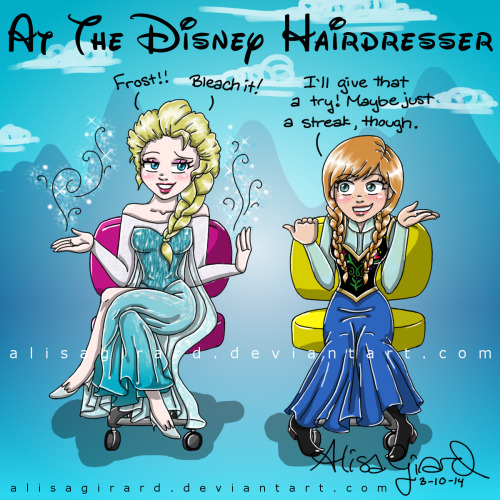 alisagirard:  What the Disney girls looked like before their hair was fabulous!