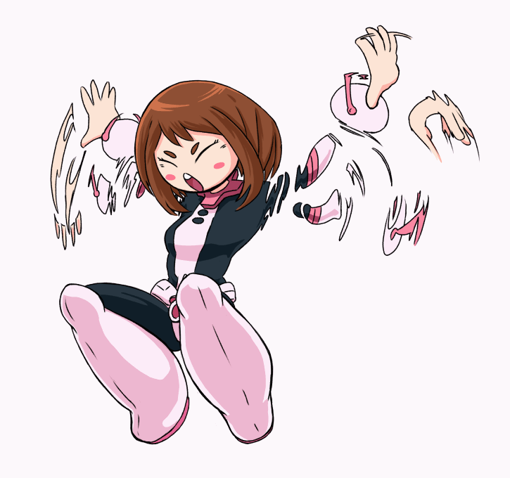grimphantom2: ninsegado91:   krisoyo:  Fly Ochaco!!  Cute lol   Fly fly  &gt;