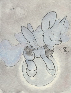 slightlyshade:Good night, Luna!<3