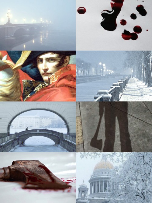 it’s Rodya Week and i can’t art so here’s a Crime and Punishment aesthetic thing