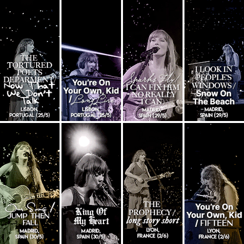 Surprise Songs On The European Leg Of The Eras Tour (x)