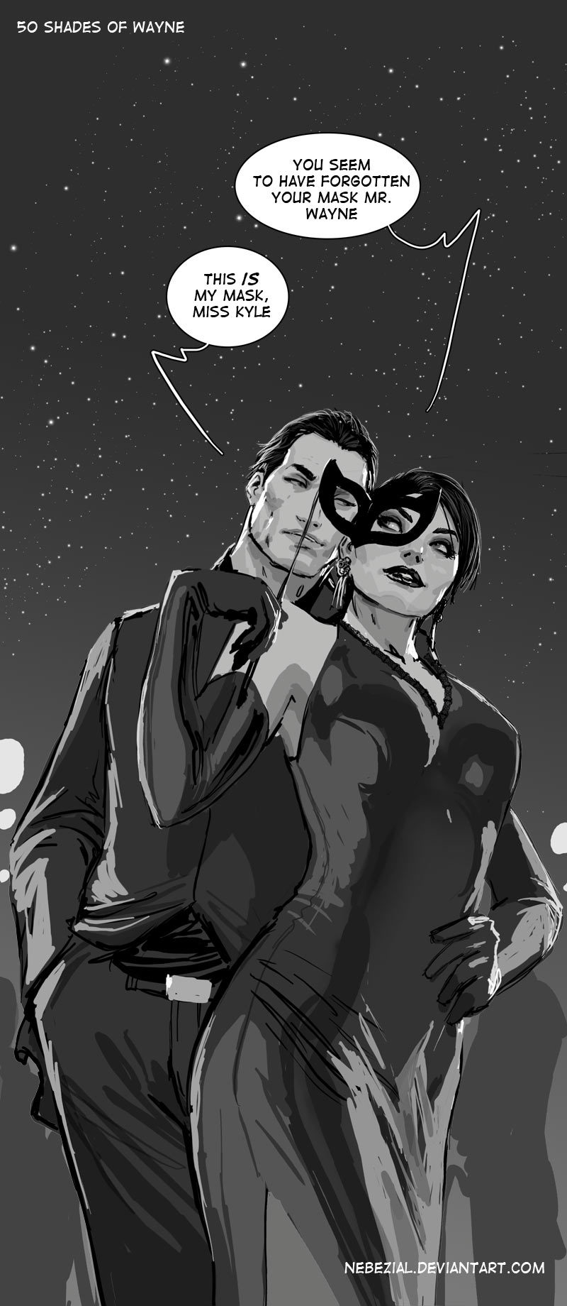 thebatandthecat:  50 shades of wayne….it’s safe by nebezial  I always wondered