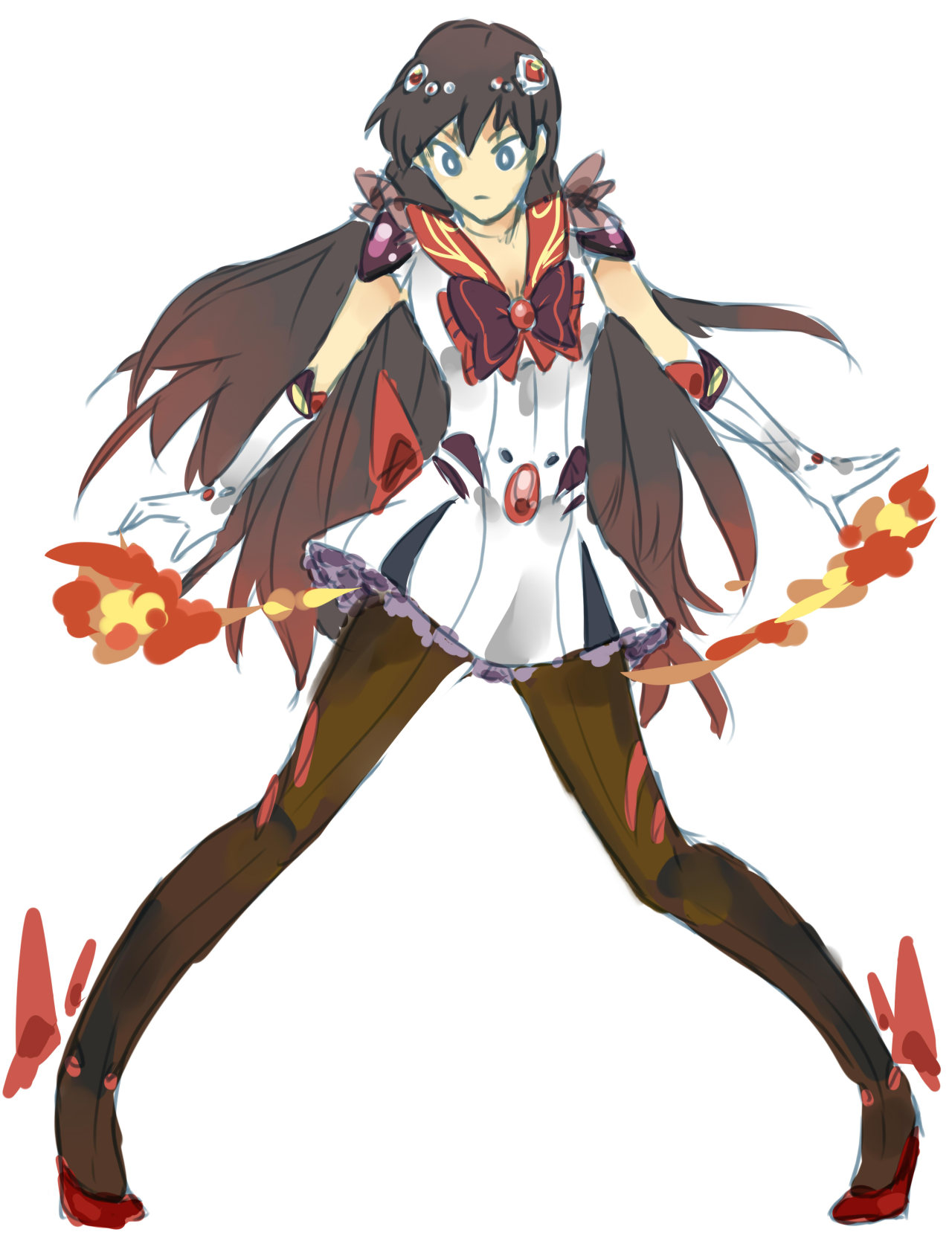 dahaebaik:  i decided to color these sketches i did awhile back. Sailor Scouts 2.0